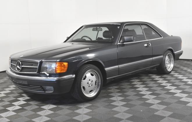 Blauschwarz Blue Black Mercedes 560SEC 1991 coupe Australia images RHD (1).jpg